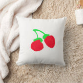 Mooie Rode Bessen Worp Kussen Cushion (Deken)