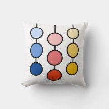 Mooie rode blauwe gele hangcirkels