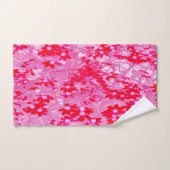 Mooie Rode Bloemen Bad Handdoek (Handdoek)