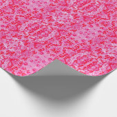 Mooie Rode Bloemen Cadeaupapier (Hoek)
