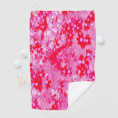 Mooie Rode Bloemen Golfhanddoek (Insitu)