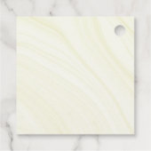 mooie rode bloemen groene bladeren bedankjes labels (Achterkant)