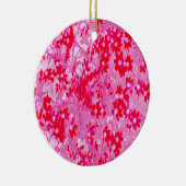 Mooie Rode Bloemen Keramisch Ornament (Rechts)