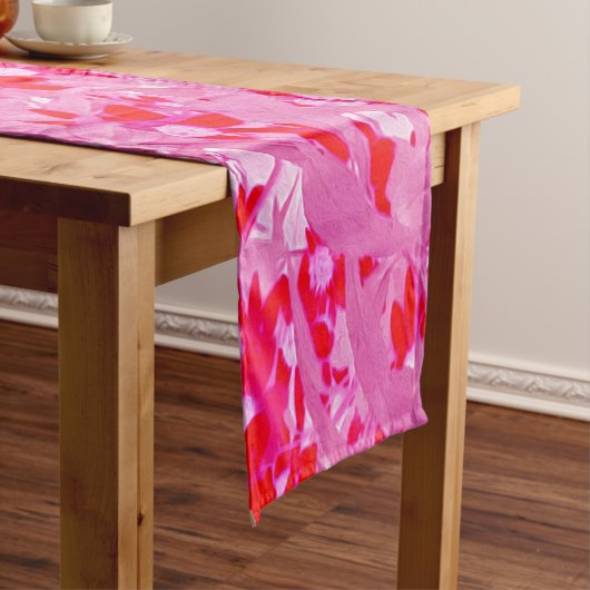 Mooie Rode Bloemen Medium Tafelloper (Voorbeeld)