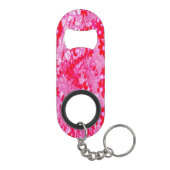 Mooie Rode Bloemen Mini Flessenopener (Achterkant)