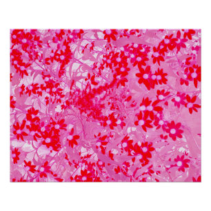 Mooie Rode Bloemen Perfect Poster