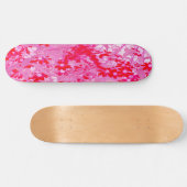 Mooie Rode Bloemen Persoonlijk Skateboard (Horizontaal)