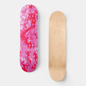 Mooie Rode Bloemen Persoonlijk Skateboard (Voorkant)
