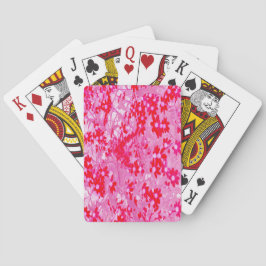 Mooie Rode Bloemen Pokerkaarten