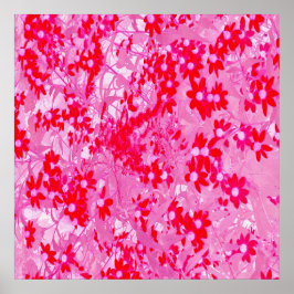 Mooie Rode Bloemen Poster