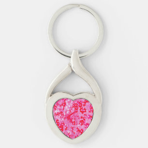 Mooie Rode Bloemen Sleutelhanger