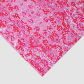 Mooie Rode Bloemen Tissuepapier (Detail)