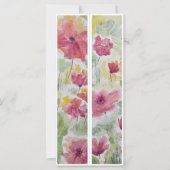 Mooie rode bloemen twee Bladwijzer (Voorkant)