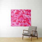 Mooie Rode Bloemen Wandkleed (In Situ (horizontaal))