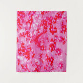 Mooie Rode Bloemen Wandkleed (Voorkant)
