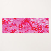 Mooie Rode Bloemen Yogamat (Voorkant (horizontaal))