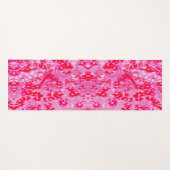 Mooie Rode Bloemen Yogamat (Voorkant (horizontaal))