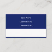 Mooie rode boekjes (blauw) Roepkaart Visitekaartje (Achterkant)