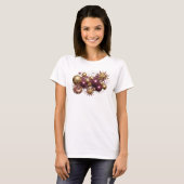 Mooie Rode CHRISTMAS MAGIC Grafische T-shirt (Voorkant volledig)