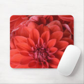 Mooie rode dahlia bloemen muismat (Met muis)