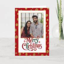 Mooie rode en gouden kerstfoto