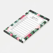 Mooie rode en roze Bouquet - om een lijst op te st Post-it® Notes (Schuin)