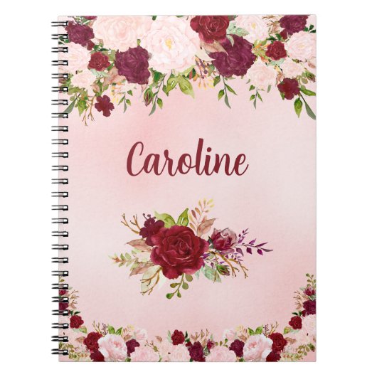 Mooie rode en roze rozen Persoonlijk Notitieboek (Voorkant)