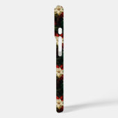 Mooie rode en witte poinsettia's Case-Mate iPhone case (Achterkant / Links)