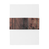 Mooie rode faux kant bruiloft uitnodigingen wikkel (Achterkant Voorbeeld)