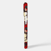 Mooie Rode Gardenia's Bloemblad Boho Bruiloft Case-Mate iPhone Case (Achterkant / Links)