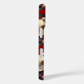 Mooie Rode Gardenia's Bloemblad Boho Bruiloft Case-Mate iPhone Case (Achterkant / Rechts)