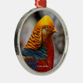 Mooie rode gouden hondenbrij metalen ornament (Rechts)