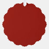 Mooie rode groene Holly Berry Vrolijk Kerstfeest Ornament Kaart (Achterkant)