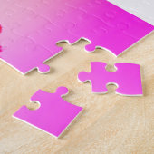 Mooie rode hart kunst legpuzzel (Zijkant)