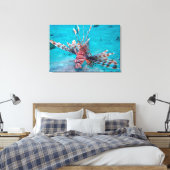 Mooie rode hond vis canvas afdruk (Insitu (Slaapkamer))