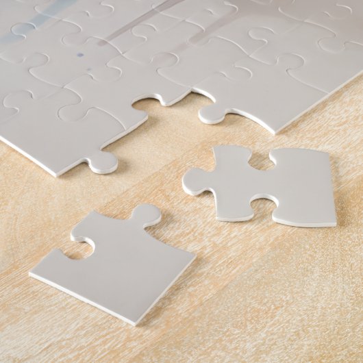 Mooie rode kardinale vogel legpuzzel (Zijkant)