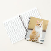 Mooie rode kat notitieboek (Binnen)