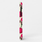 Mooie rode kersenpatroon  Case-Mate iPhone case (Achterkant/links)