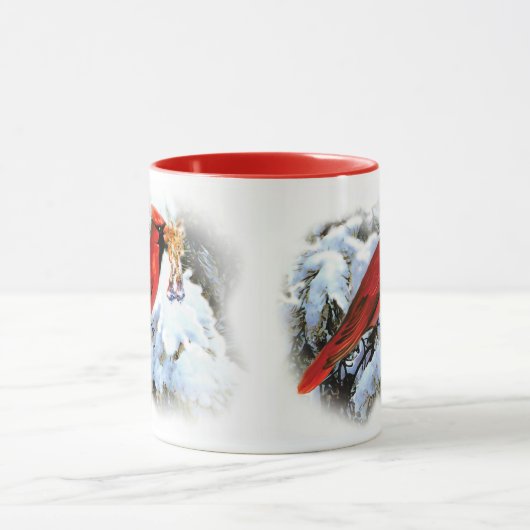 Mooie Rode Kerst Welkomstkerst Mok (Midden)