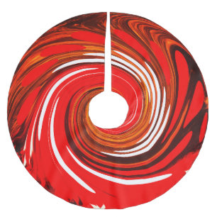 Mooie, rode kerstmis kerstboom rok