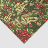 Mooie rode kerstpatroonpatronen tissuepapier (Detail)