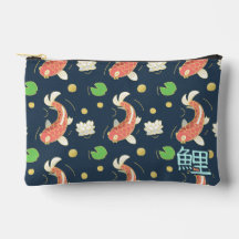 Mooie Rode Koi Met Kanji