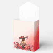 Mooie rode Mexicaanse stijl quinceañera Bedankdoosjes (Geopend)