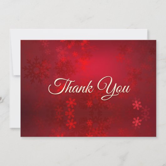 Mooie rode monogram marmeren kunst bedankkaart (Voorkant)