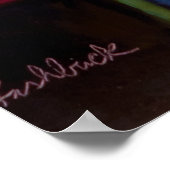 Mooie rode Oranje blauwe boten in Collioure Poster (Hoek)