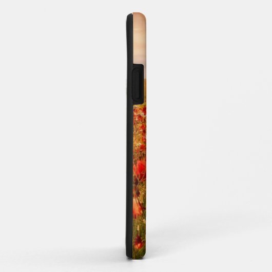 mooie rode papaverbloemen hoesje (Achterkant/rechts)