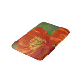 Mooie rode papavery badmat (Gekanteld)