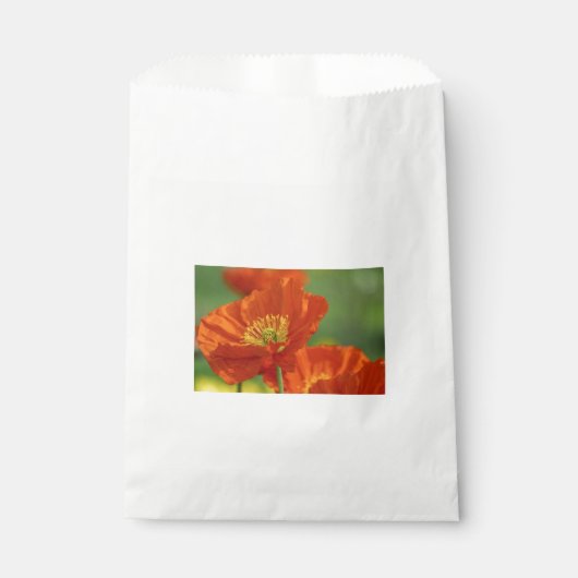 Mooie rode papavery bedankzakje (Voorkant)