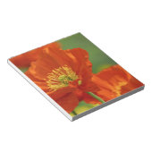 Mooie rode papavery notitieblok (Schuin)