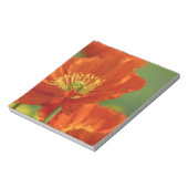 Mooie rode papavery notitieblok (Linkerzijde)